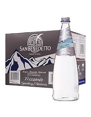 San Benedetto Sparkling Water Glass Bottle