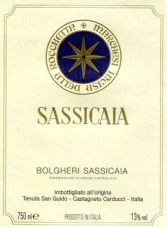Tenuta San Guido Sassicaia 2021