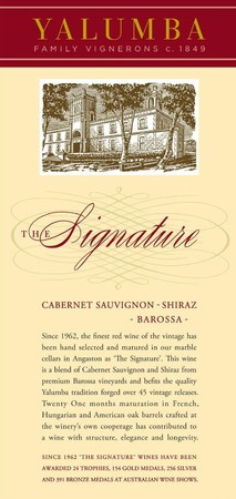 Yalumba The Signature Cabernet/Shiraz 2015