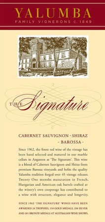 Yalumba The Signature Cabernet/Shiraz 2015