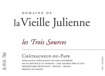 Domaine de la Vieille Julienne Chateauneuf-du-Pape Les Trois Sources 2014