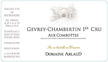 Domaine Arlaud Gevrey-Chambertin Aux Combottes Premier Cru 2020