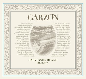 Bodega Garzon Uruguay Reserva Sauv Blanc 2021