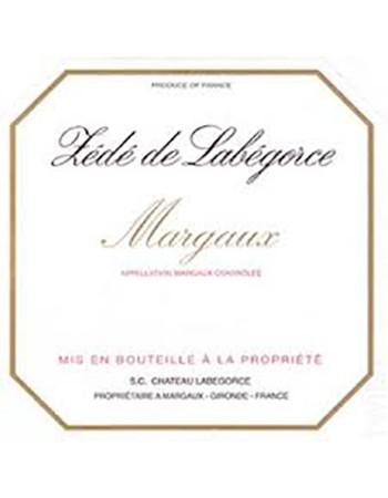 Zede de Labegorce Margaux 2015
