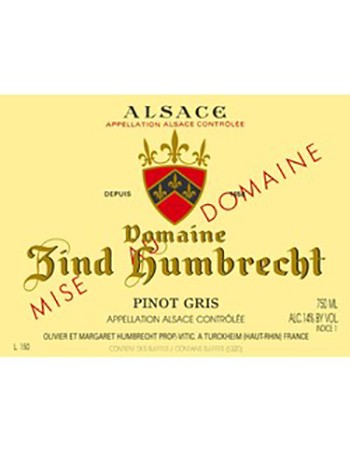 Zind-Humbrecht Pinot Gris 2015
