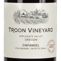 Troon Vineyard Zinfandel Applegate Valley 2018