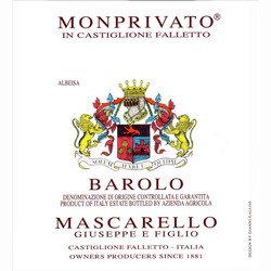Giuseppe Mascarello & Figlio Monprivato Barolo 2018