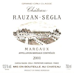 Chateau Rauzan-Segla 2001