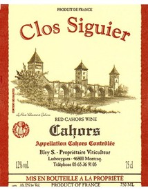 Clos Siguier Cahors 2018