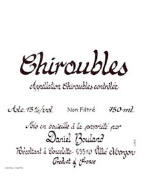 Daniel Bouland Chatenay Chiroubles 2017
