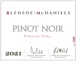 Bledsoe McDaniels Pinot Noir 2021
