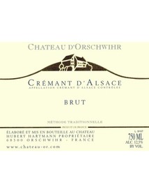 Chateau d'Orschwihr Cremant d'Alsace Brut 2020