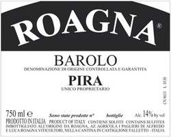 Roagna Barolo La Pira 2017
