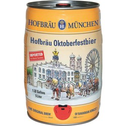 Hofbrau Oktoberfest Mini Keg 5 Liter