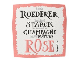 Louis Roederer Philippe Starck Brut Rose Nature 2015