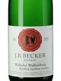 J.B. Becker Riesling Spatlese Trocken Wallufer Walkenberg 2020