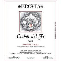 Brovia Barbera Ciabot del Fi 2019