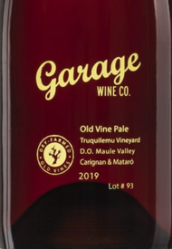 Garage Wine Co. Old Vine Pale Lot 93 2019