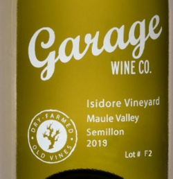 Garage Wine Co. Semillon Lot F2 2019