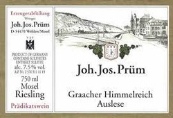 J.J. Prum Graacher Himmelreich Auslese 2011