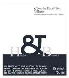 Hecht & Bannier Cotes du Roussillon Rouge 2015