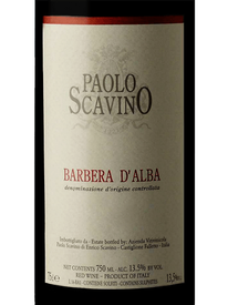 Paolo Scavino Barbera d' Alba 2018