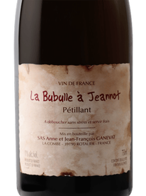 Ganevat La Bubulle a Jeanot Petillant NV