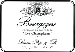 Domaine Simon Bize et Fils Les Champlains Bourgogne Blanc 2020