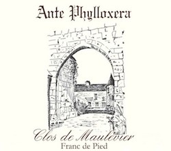 Marc Plouzeau Touraine Clos de Maulevrier Ante Phylloxera 2013