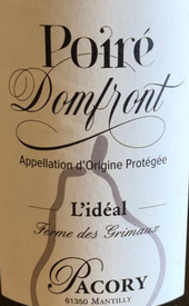 Pacory Poire Domfront L'Ideal Perry Cider 750mL Bottle