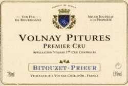 Domaine Bitouzet Prieur Volnay Pitures Premier Cru 2016