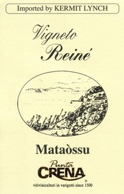 Punta Crena Mataossu Vigneto Reine 2021