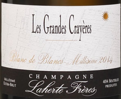 Laherte Freres Les Grands Crayeres Blanc de Blancs Extra Brut 2018