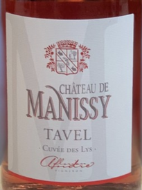 Chateau de Manissy Tavel Rose Cuvee des Lys 2020