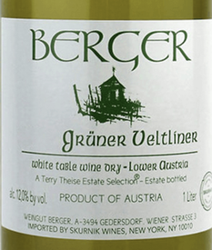 Berger Gruner Veltliner 2020 1L
