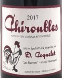 Damien Coquelet Chiroubles 2017