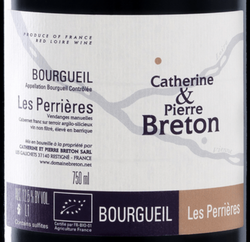 Catherine & Pierre Breton Bourgueil Les Perrieres 1989