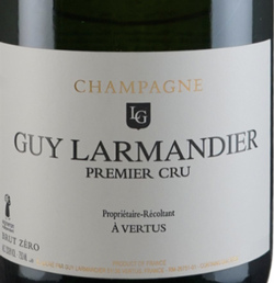 Guy Larmandier Vertus Brut Zero 1er Cru NV