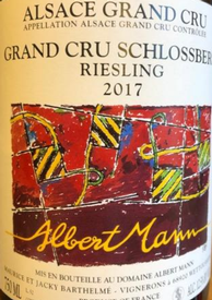 Albert Mann Grand Cru Schlossberg Riesling 2017