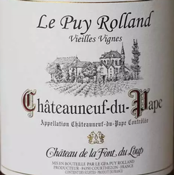 Chateau de la Font du Loup Le Puy Rolland CdP 2017