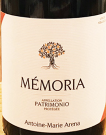 Antoine-Marie Arena Patrimonio Rouge Memoria 2015