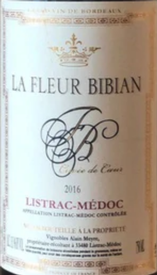 Le Fleur Bibian Listrac-Medoc 2016