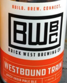 Brick West Brewing Westbound Train 12oz Can