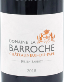 Domaine La Barroche Chateauneuf-du-Pape Julien Barrot 2018