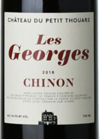 Chateau du Petit Thouars Les Georges Chinon 2018