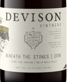 Devison Beneath The Stones Syrah 2018