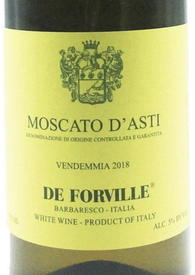 De Forville Moscato d'Asti DOC 2018