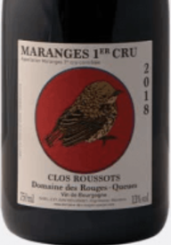 Domaine des Rouges Queues Maranges 1er Cru Clos Roussots 2018