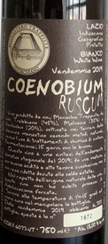 Monastero Suore Cistercensi Coenobium 'Ruscum' Bianco 2020