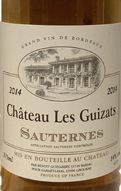 Chateau Les Guizats Sauternes 2018